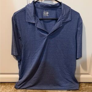 4 Pack of Like New Blue Men's Golf Polo Collared Shirt Sz Medium-Assorted Brand